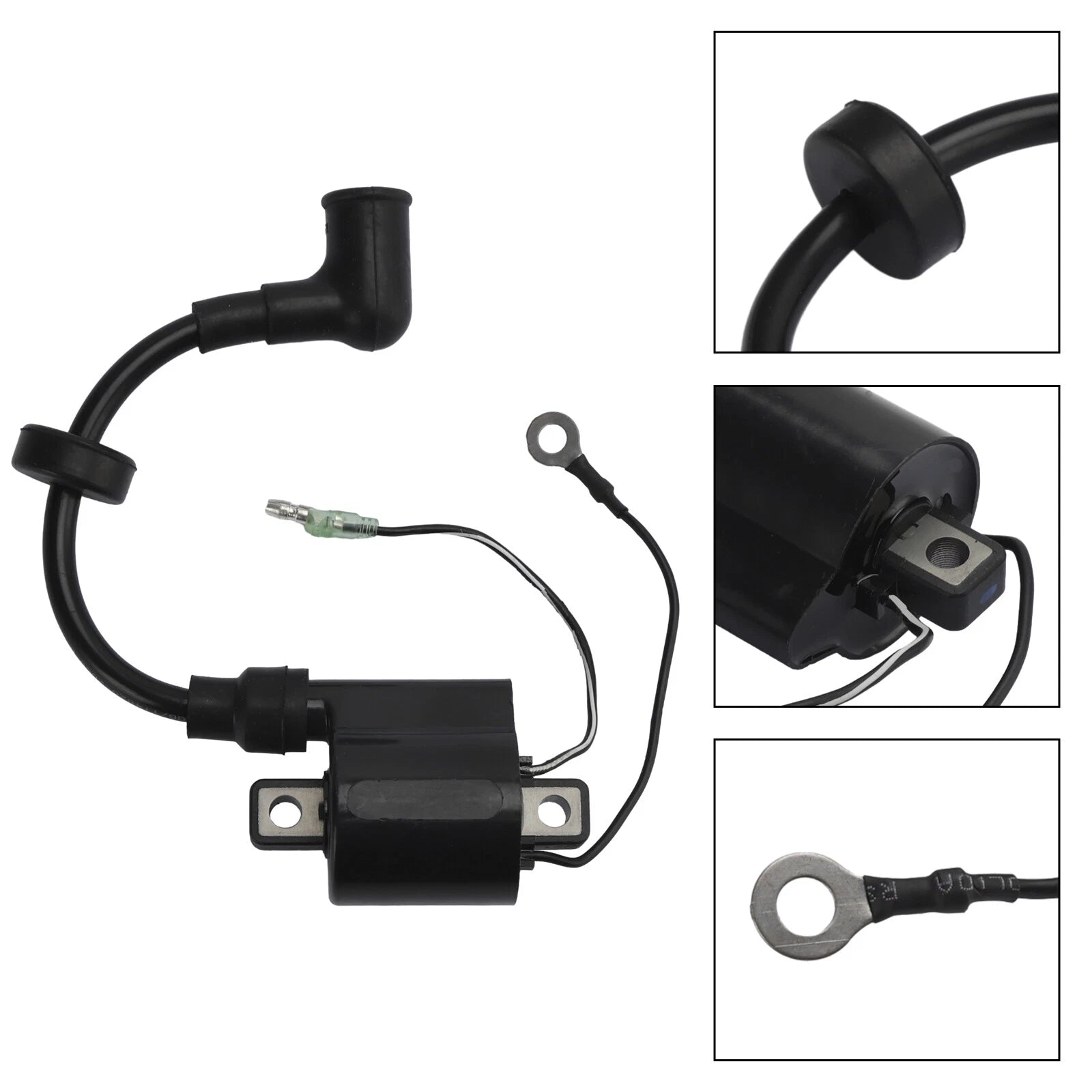 Ignition Coil for Yamaha 25HP 25J ETOS/L 30HP 30D MHS/L MS/LH (1990–2023)