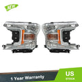 Headlight Projector Set for Ford F150 (2018–2020) RH LH Halogen Replacement