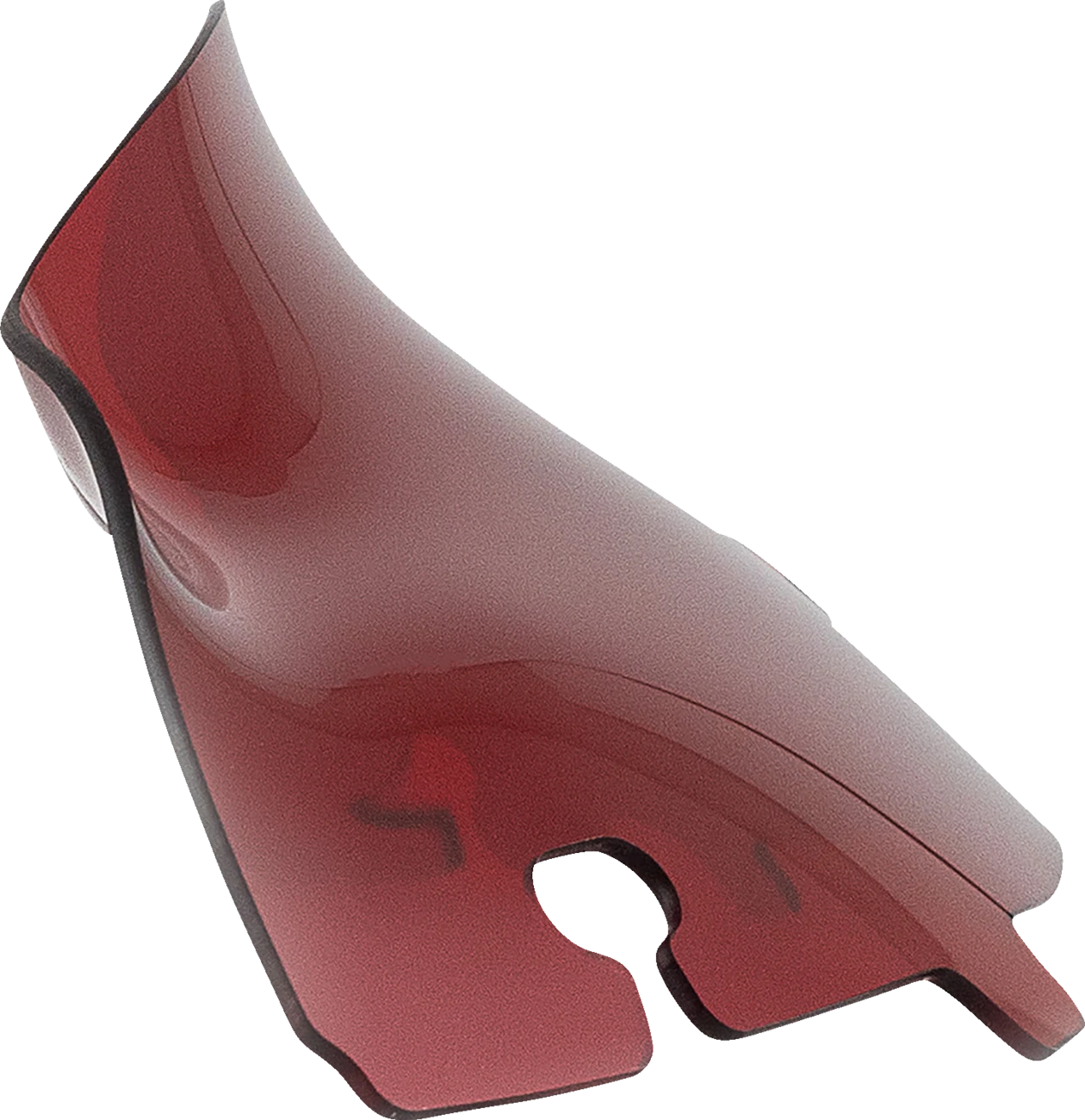 Klock Werks 4" Kolor Flare Sport Windshield for FLH (KWW-01-0677) - Red
