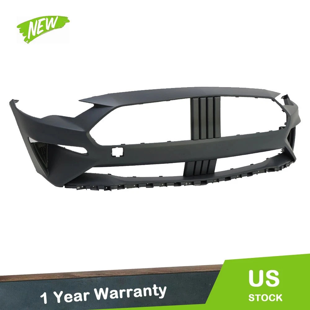 Front Bumper Cover for Ford Mustang (2018–2019) Plastic with Tow Hole