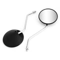 2X Round Rearview Mirror Reflector for Honda CG125 (10cm)