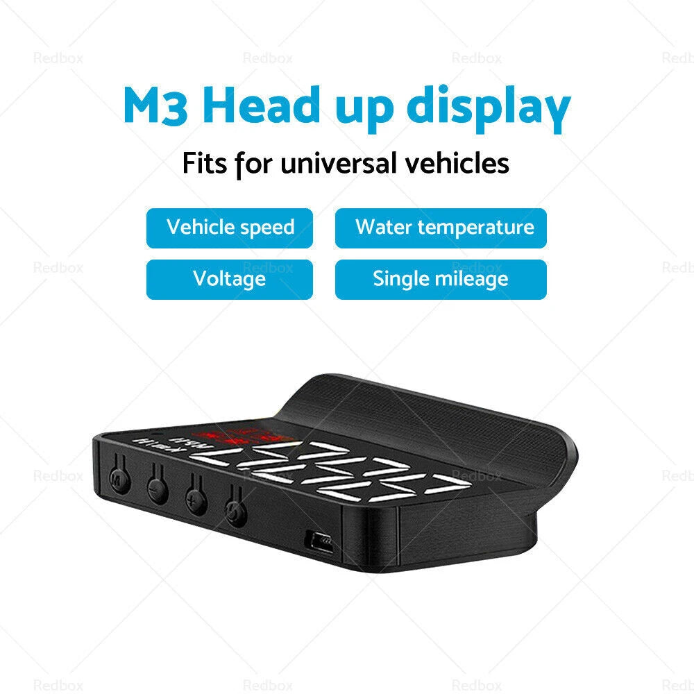 HUD GPS Speedometer Digital Display for OBD2 Cars (Universal)