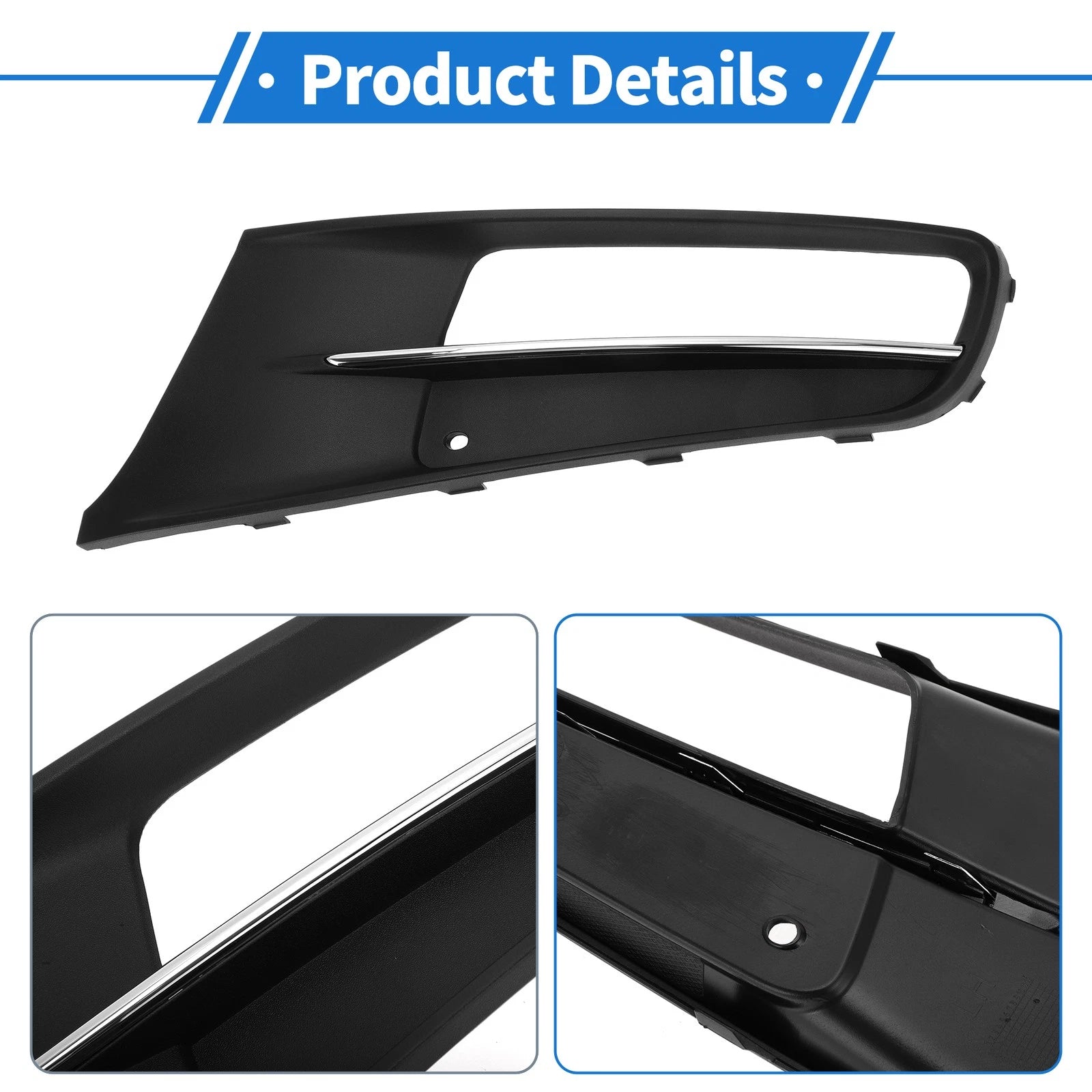 1 Pc Fog Light Grill for Volkswagen Sharan (2012–2019) No. 7N0853665B