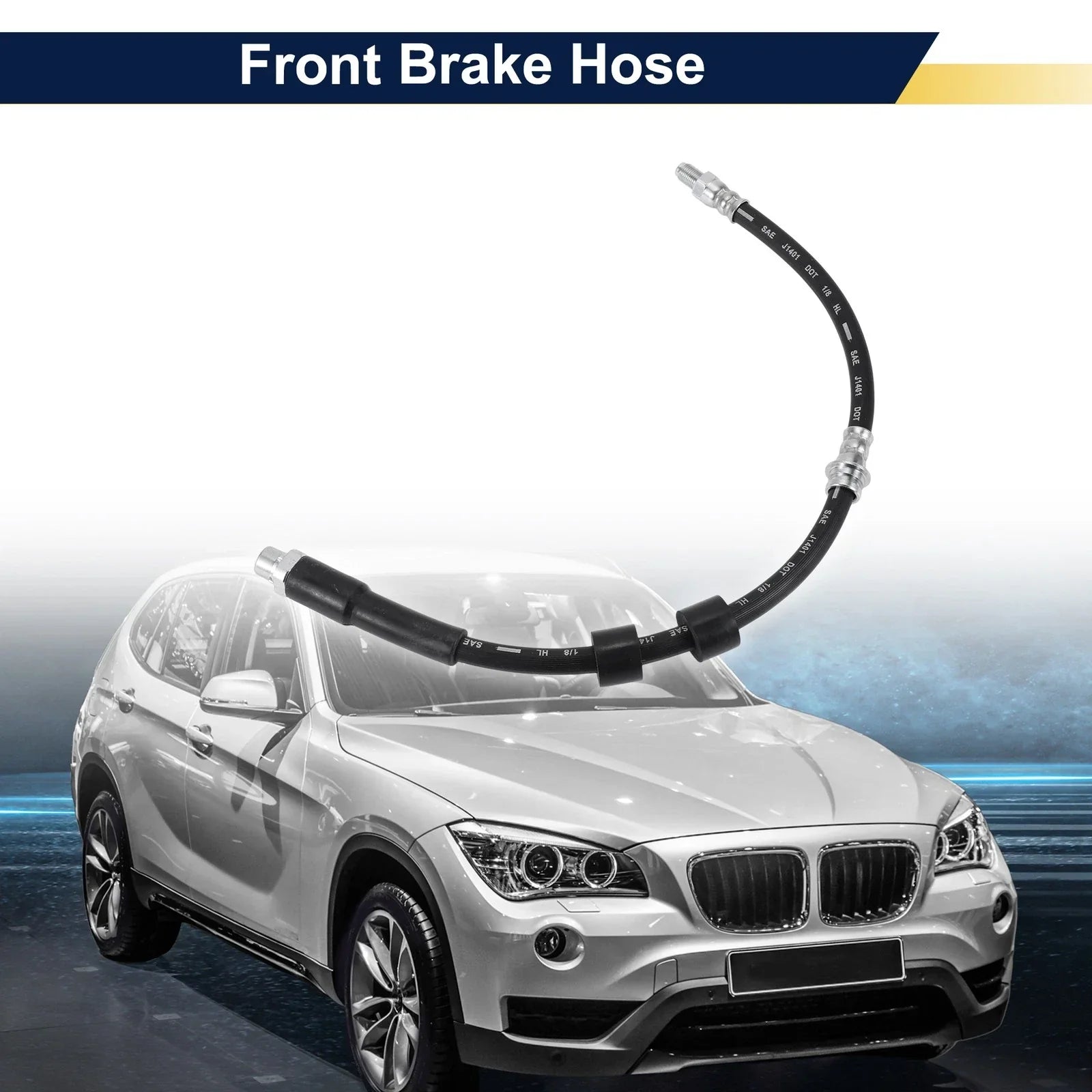 Front Brake Hose for BMW X1 Brake Hydraulic Hose (2016-2019)