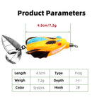 Fishing Lure PVC Hollow Body 4.5cm for Freshwater Saltwater