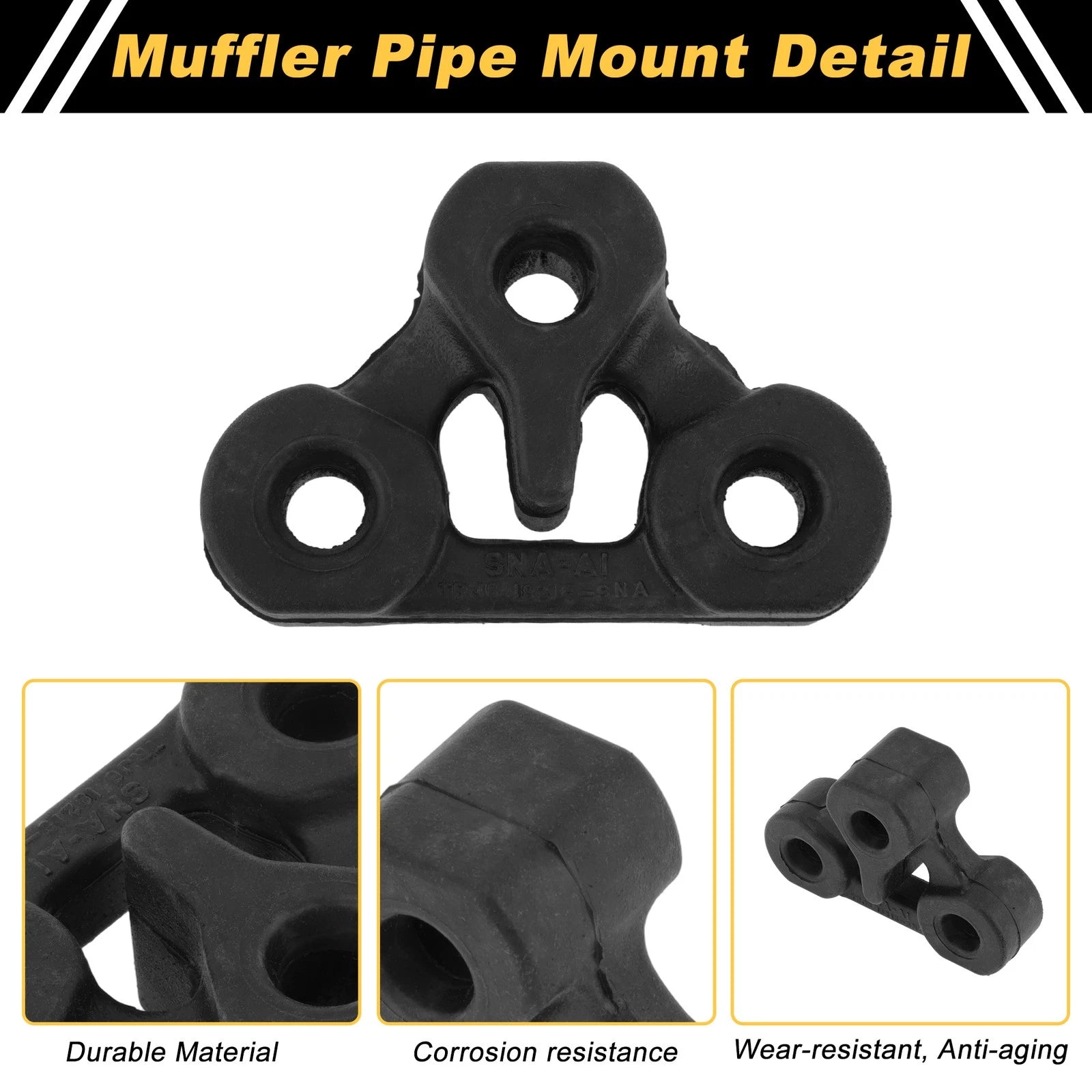 Muffler Exhaust Hanger for Honda Accord (2008–2012) & Pontiac G6 (2008–2009) 35375