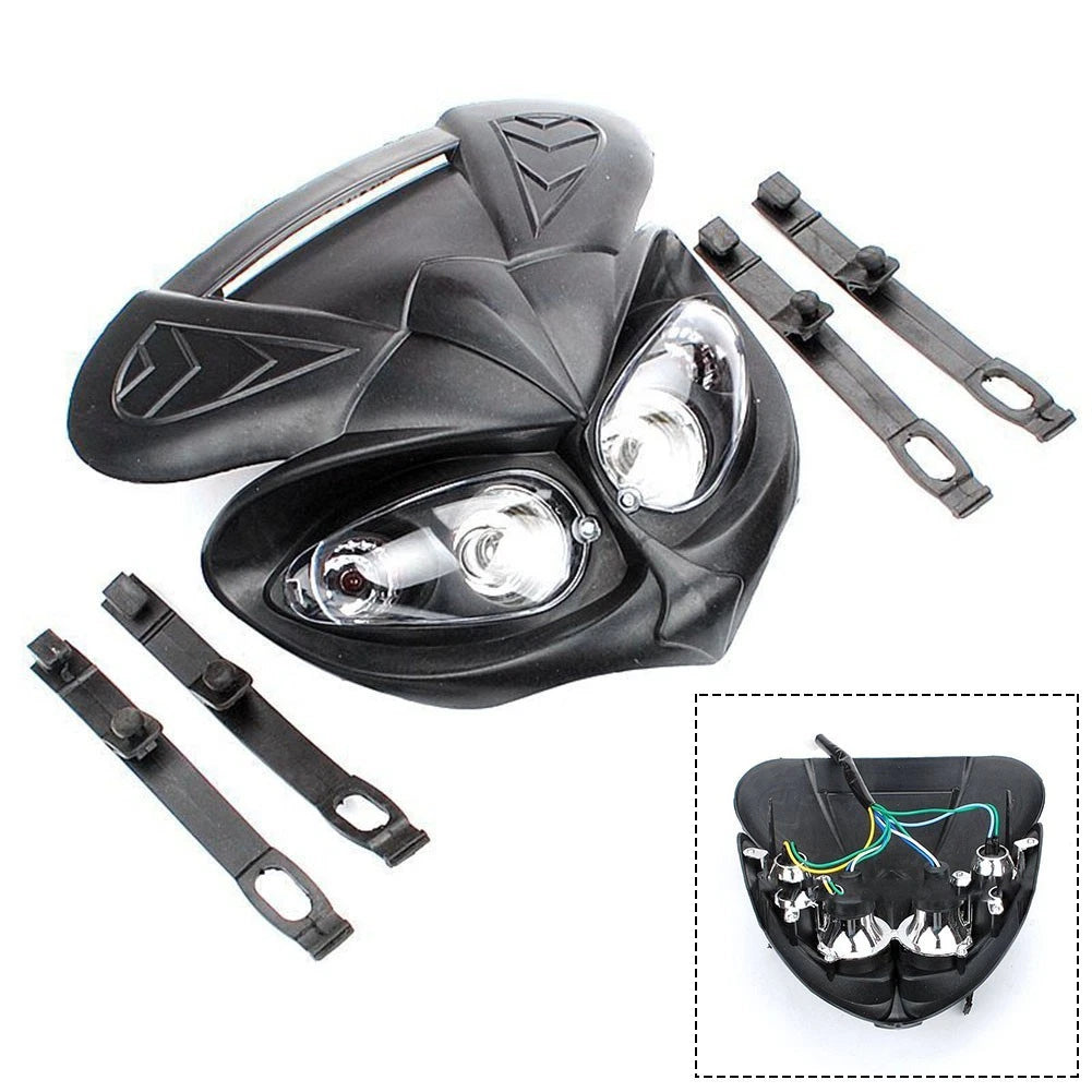 4 Eye Motorcycle Headlight for Universal Fit (LED)