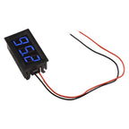 2 Wires Digital Display DC 5-120V Voltage Meter Blue LED Panel