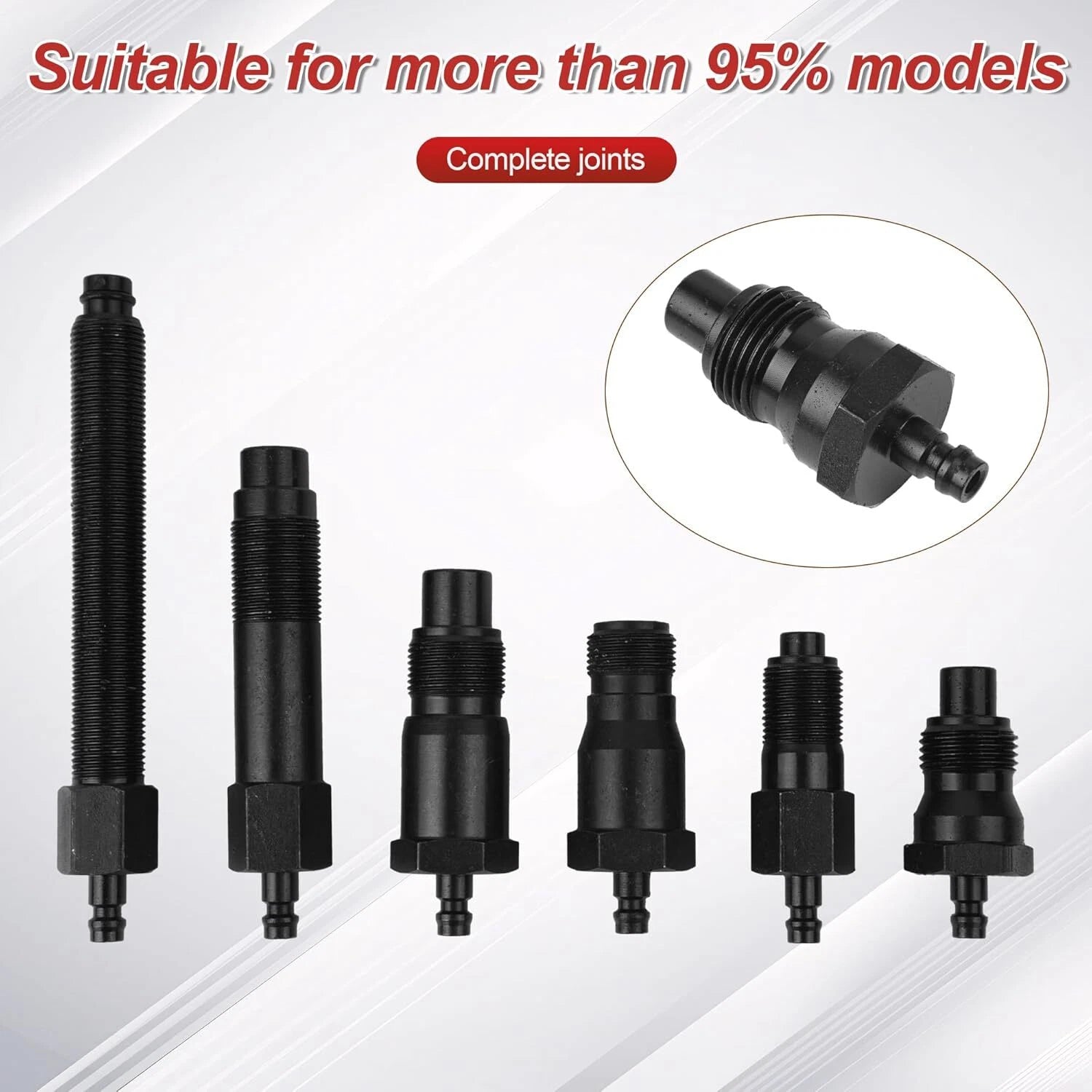 16 Pcs Cylinder Compression Tester Gauge Kit for Gas Engines (Auto/Motorcycle)