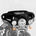 Vivid Black Front Batwing Outer Fairing for Harley Touring Street Glide (2014–2024)
