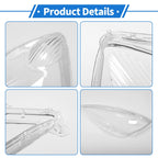 Front Left Headlight Lens Cover for Honda Fit (2009–2010) PC Clear