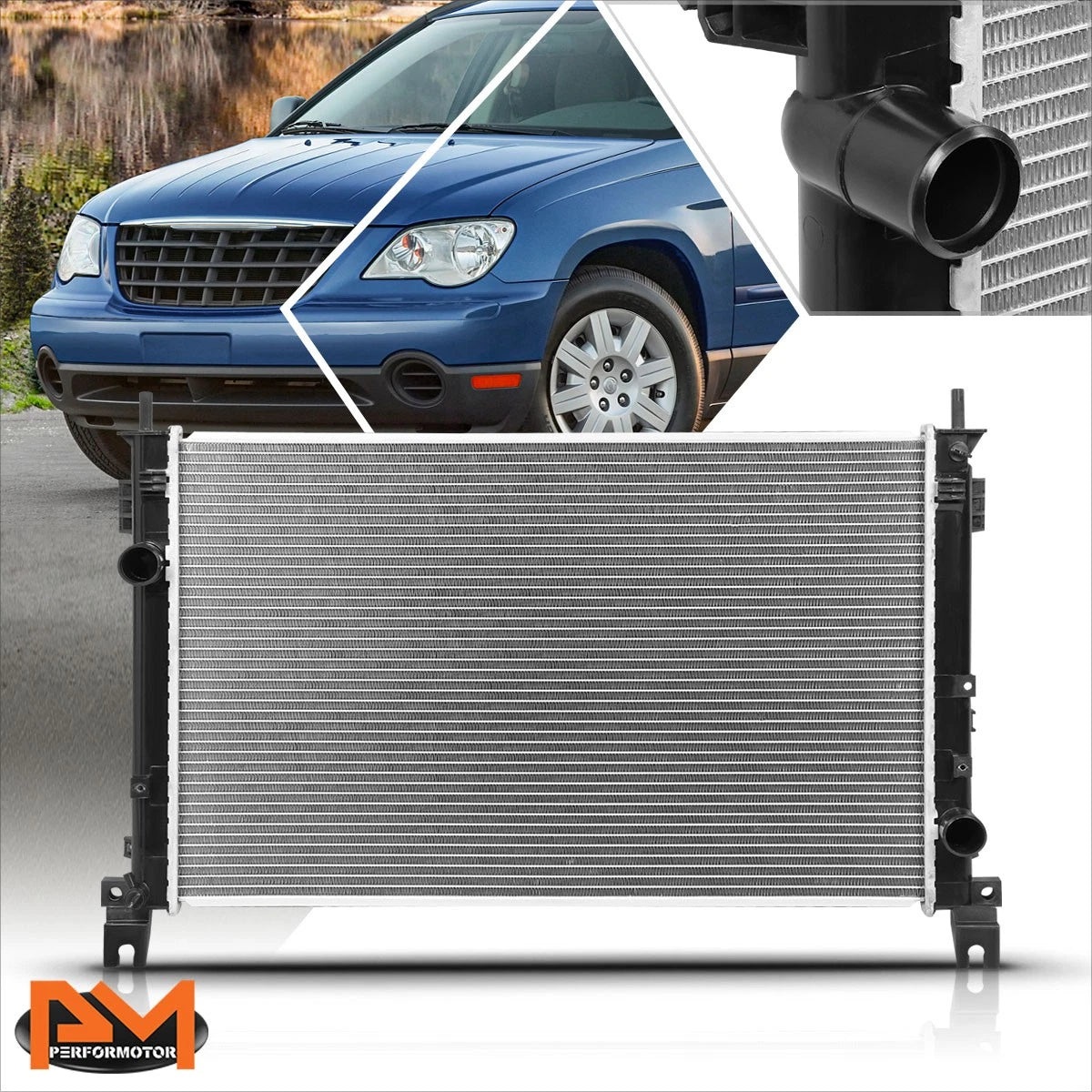 Aluminum Core Radiator for Chrysler Pacifica (2007–2008) DPI-13178