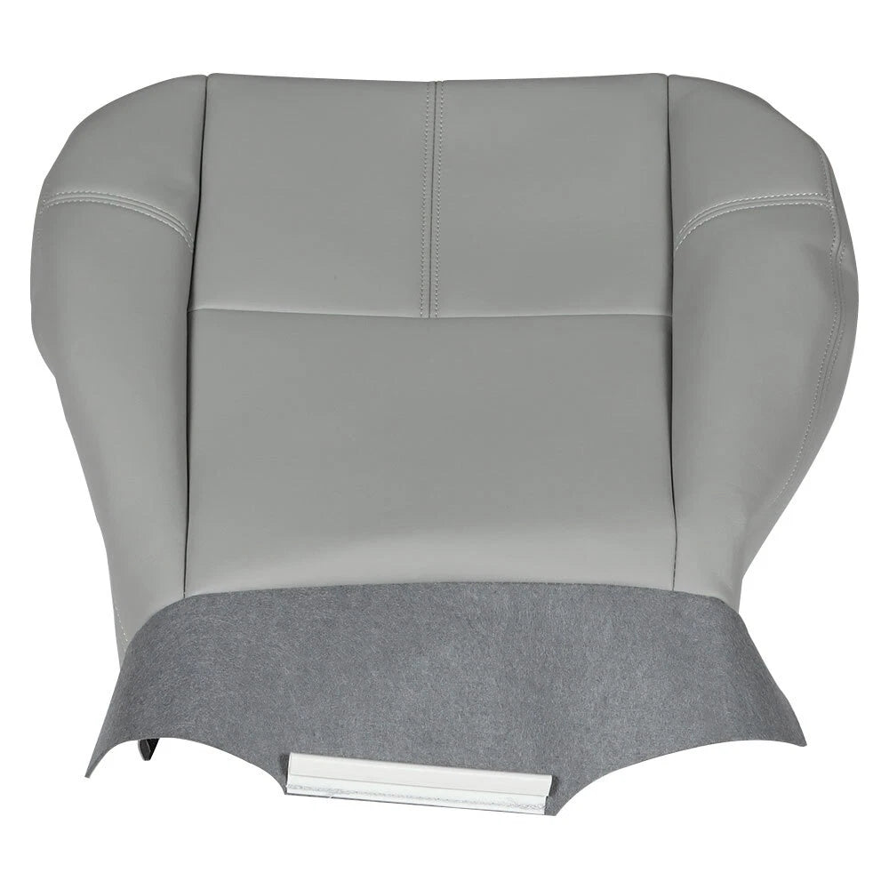 Leather Seat Cover for Chevy Silverado 1500 (2007–2014) - Light Gray