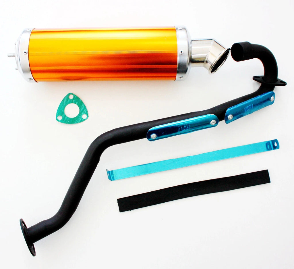Exhaust Pipe for 150cc 200cc 250cc Quad Dirt Bike ATV Dune Buggy (No Years)