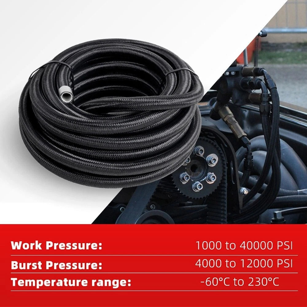 Fuel Line Hose for E85 Applications (10FT, 20FT, 30FT)