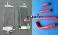 Aluminum Radiator & White Hose for Yamaha YZ400F (1998-2000)