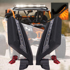 LED Light Racing Side Mirrors for Can Am Maverick X3 Max Turbo R (2017–2023)