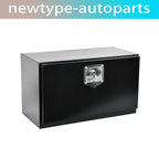 Tool Box for Pickup Truck (24"x12"x14", Black Steel)