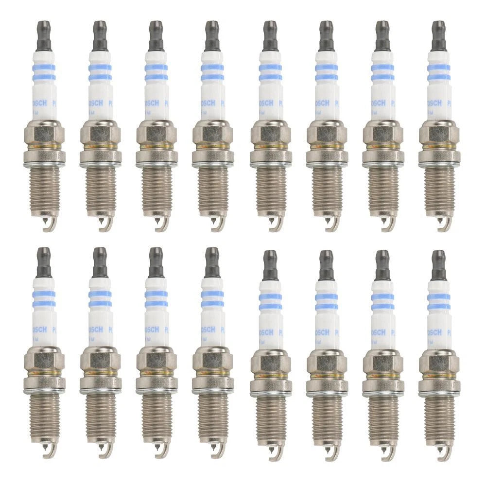 Set of 16 Bosch Platinum Spark Plugs for Mercedes W129 W209 W215 W220 W230