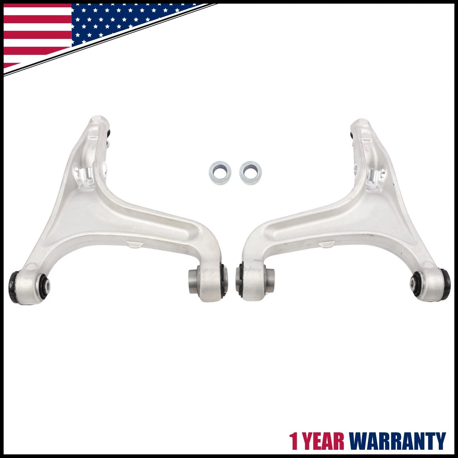 Set of 2 Lower Control Arms for Maserati Ghibli Quattroporte (2014–2022)