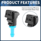 Set of 2 Front Windshield Washer Nozzles No. 86636FG051 for Subaru Impreza 