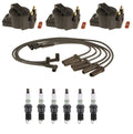 Set of 3 Ignition Coils & 6 Spark Plugs for Chevy Oldsmobile 3.8L