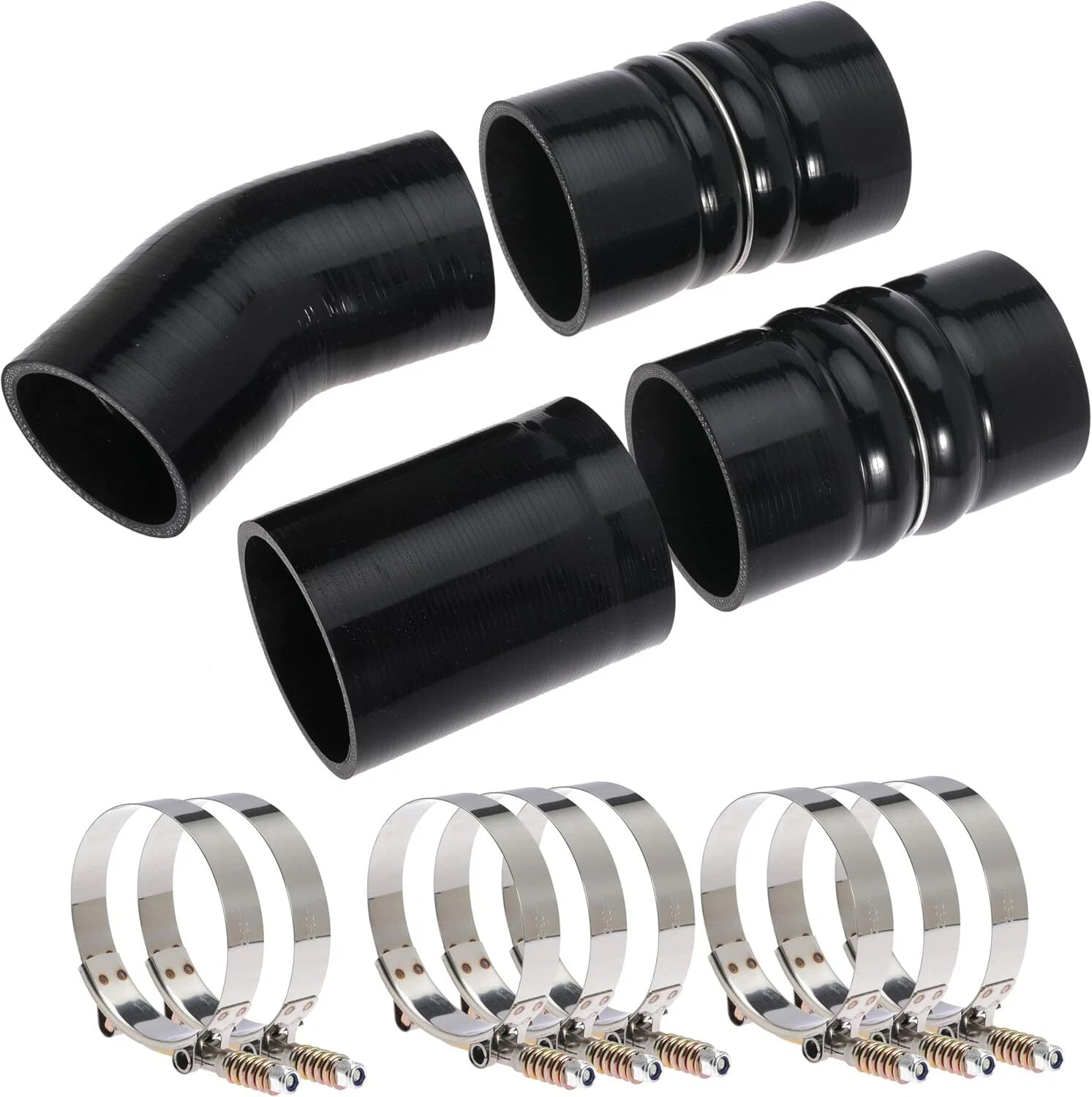 Turbo Intercooler Kit Pipe Boot CAC for Ford F250 F350 F450 F550 (2003–2007)