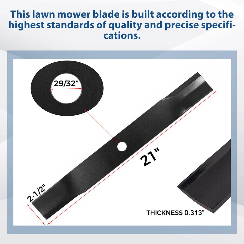 60" Deck Blades for John Deere Mower (#TCU15881, #M163983, #M128485, #M144196)
