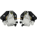 Front Left Right Brake Calipers & Pads for Kawasaki Bayou 300 (1988–2004)
