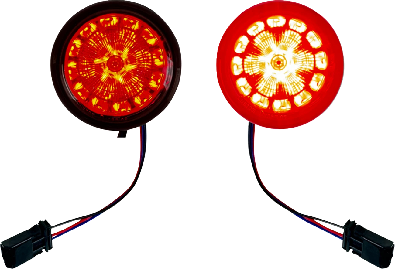 ProBeam Rear Turn Signal Inserts for Custom Dynamics (LED, Smoke Lens)