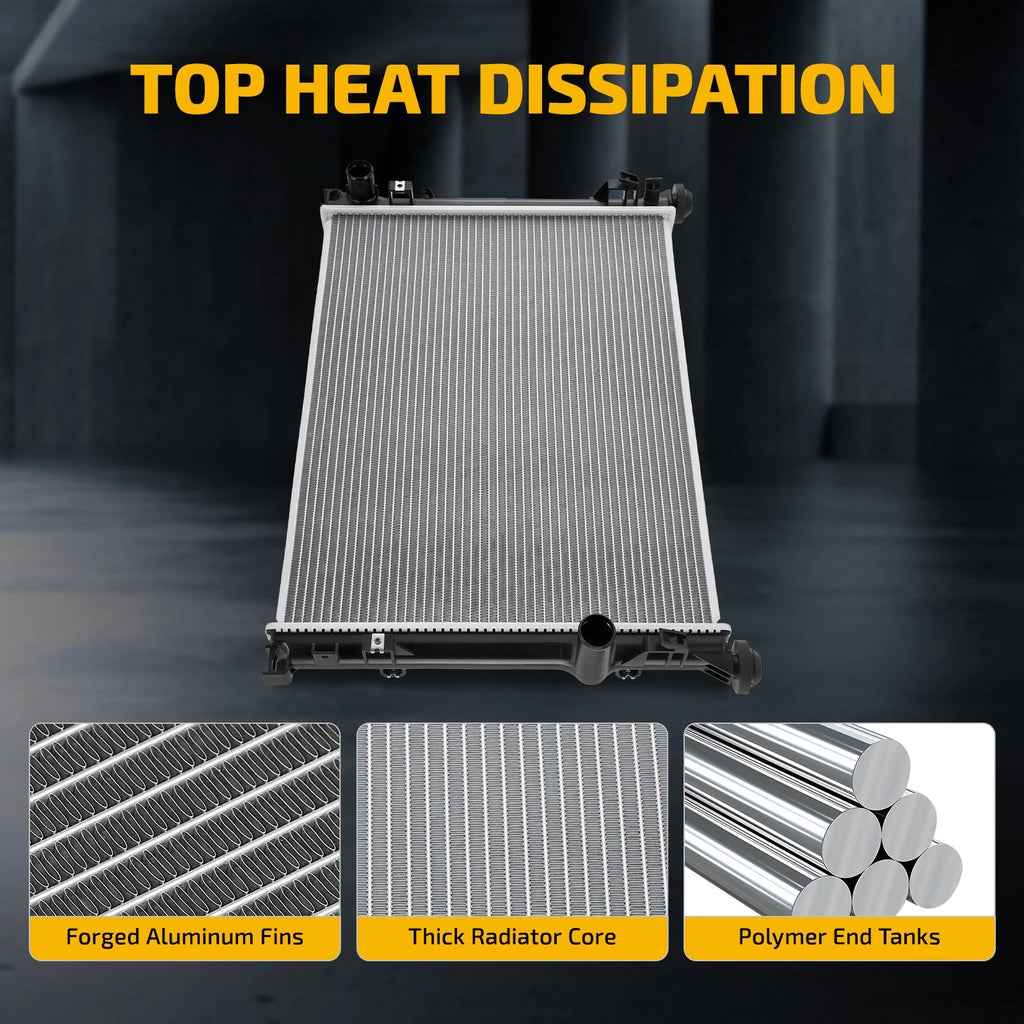 Radiator for Dodge Magnum (2005–2008), Charger (2006–2010), Chrysler 300 (2005–2010)