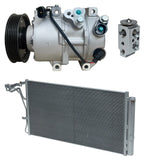 AC Compressor Kit With Condenser for Hyundai Genesis Coupe 3.8L (2013–2016)