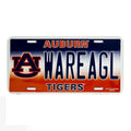 NCAA Auburn Tigers Car License Plate Novelty Sign