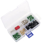 71PCS AC Valve Core Removal Tool Kit for A/C Repair with Hose Adapters