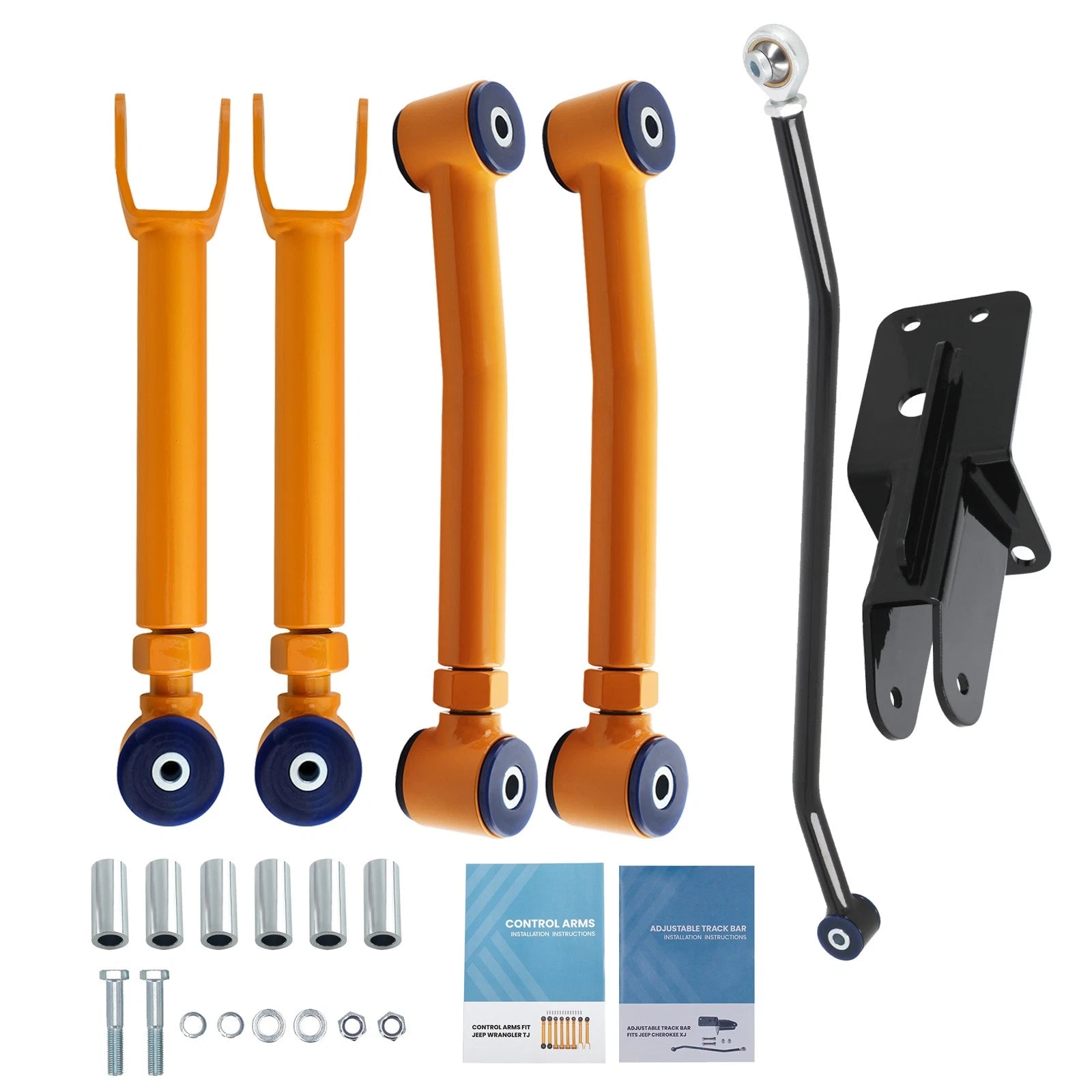 Complete Control Arm Set for Jeep Cherokee XJ (1984–2001) Adjustable