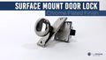 Boat Door Lock for Marine Applications (FO1409) Chrome-Plated Finish