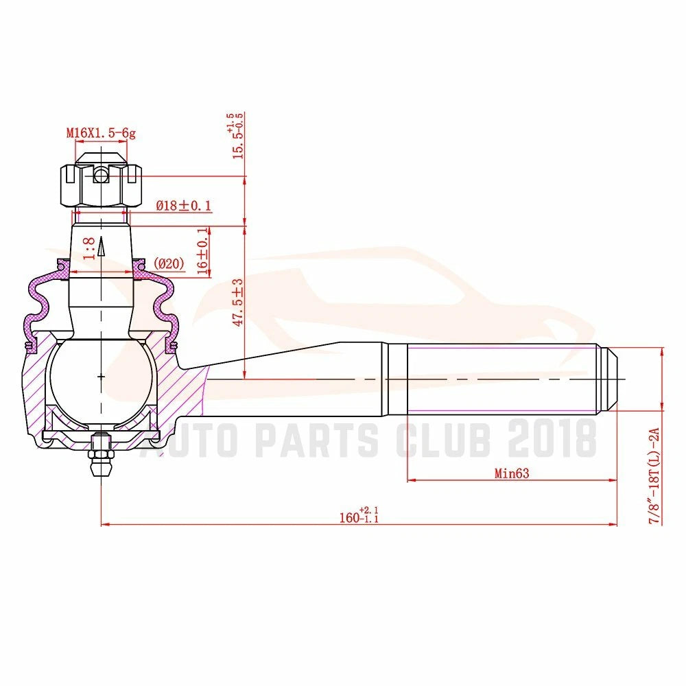 8pc Front Suspension Kit for Chevrolet Blazer, GMC Jimmy (1995–2005)