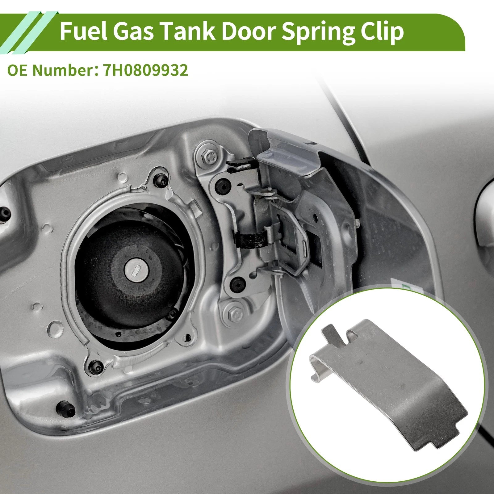 Fuel Gas Tank Door Spring Clip for Volkswagen Transporter T5 (2003–2015)