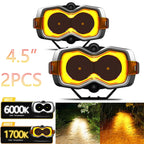 NOVSIGHT 4.5" LED Work Light Pod for Offroad Use