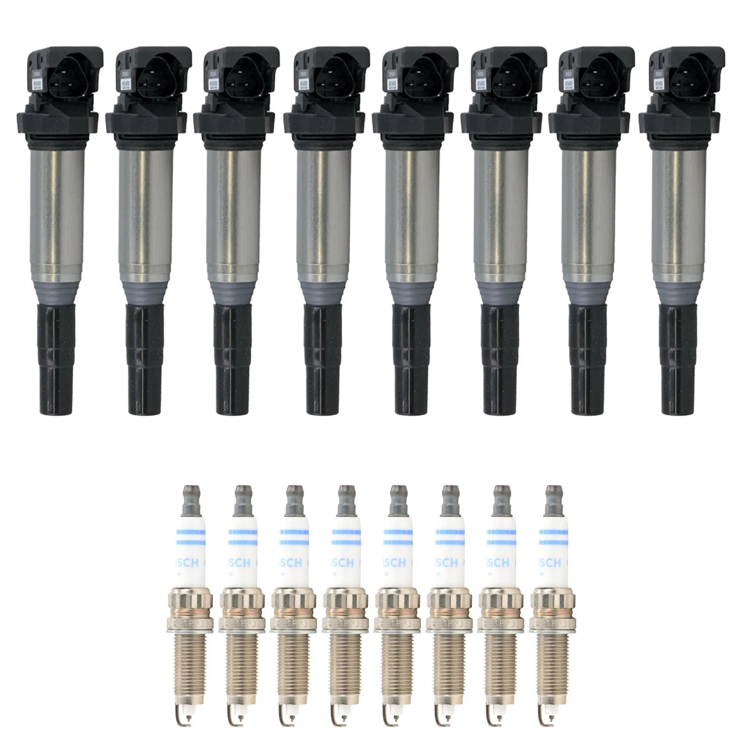 Set of 8 Ignition Coils & Spark Plugs for BMW F10 F01 E70 E71 E72 V8