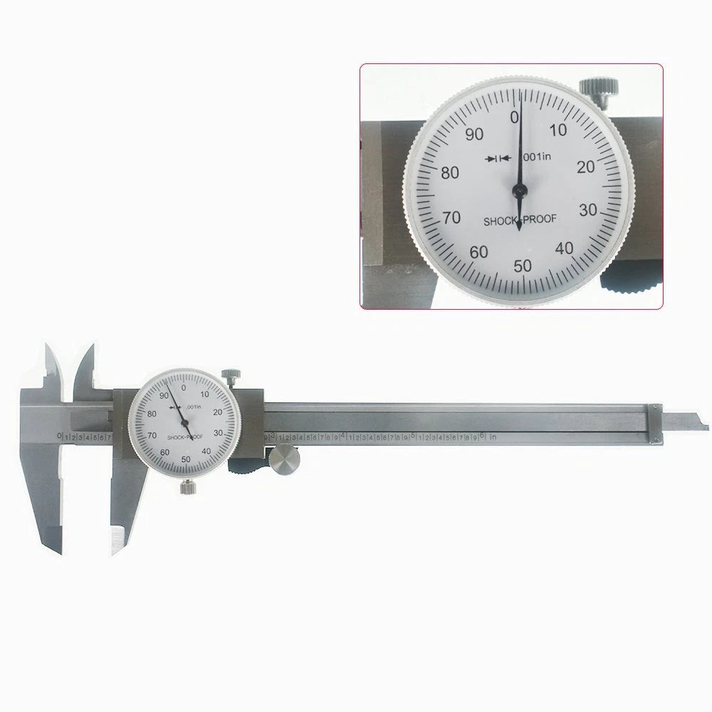 2X 6 Inch Dial Caliper for Precision Measurement