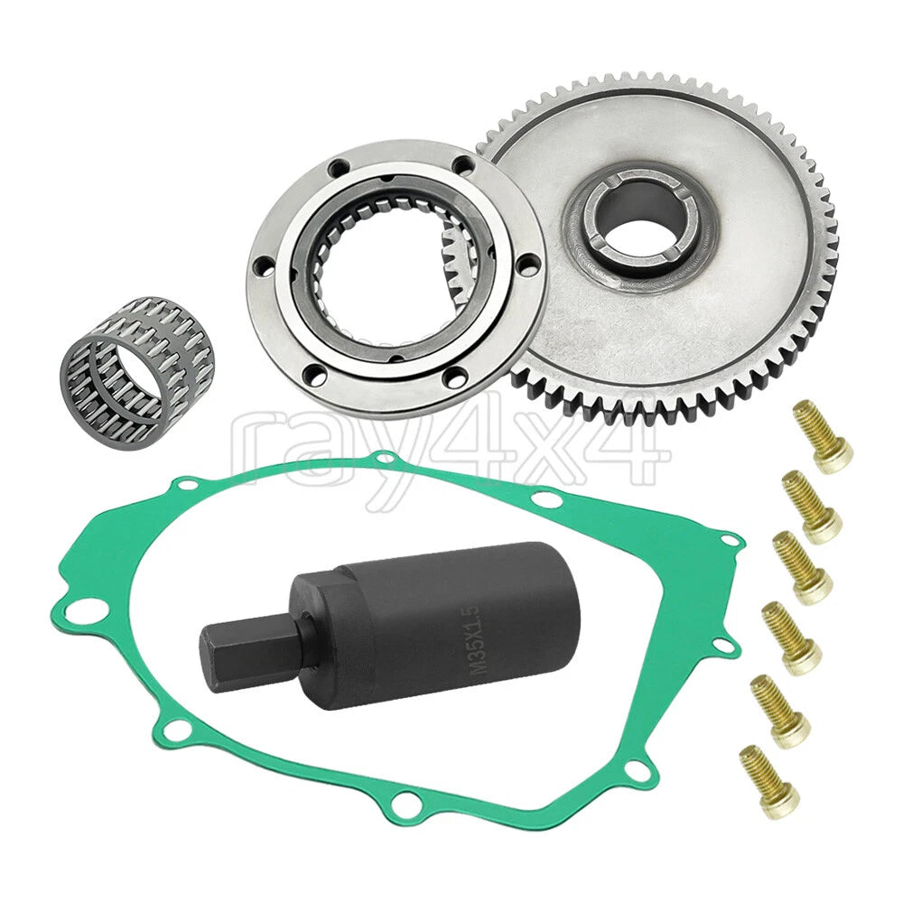 Starter Clutch Kit Gasket Flywheel Puller Tool for Yamaha YFM350R Raptor (2004–2013)
