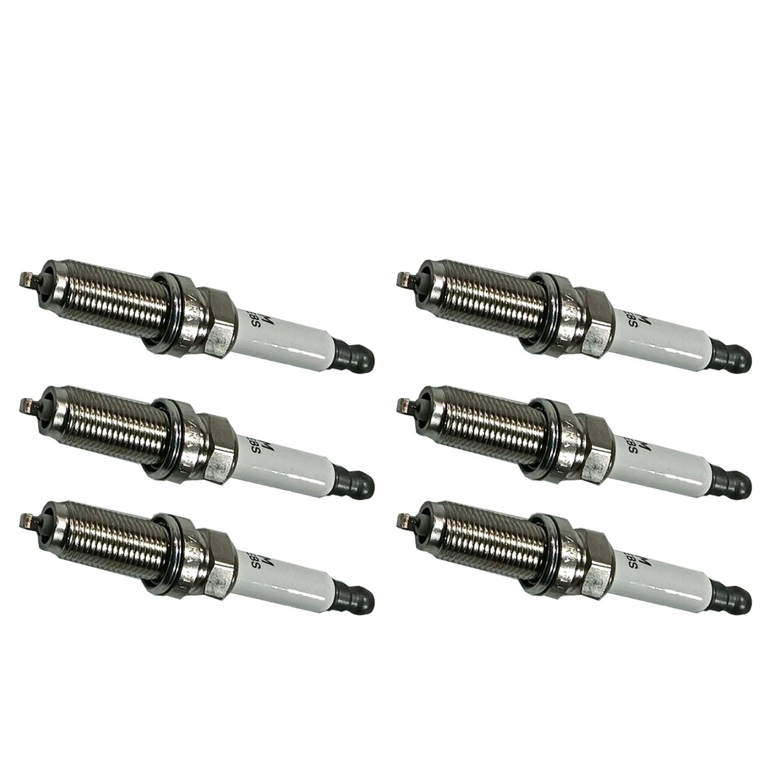 Set of 6 Spark Plugs for Land Rover Discovery, Range Rover 3.0L 93476 SILZKAR7E8S
