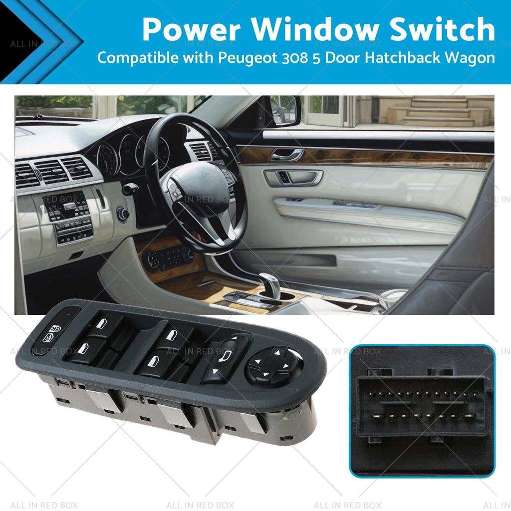 Master Power Window Switch for Peugeot 308 (2008–2013)