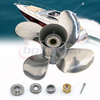 Set of 4 Blades SS Propeller 11 5/8x12 for Yamaha Outboard (25-60HP)