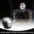 5 Speed Manual Gear Shift Knob for Hyundai IX35 (2009–2015) Faux Leather Black