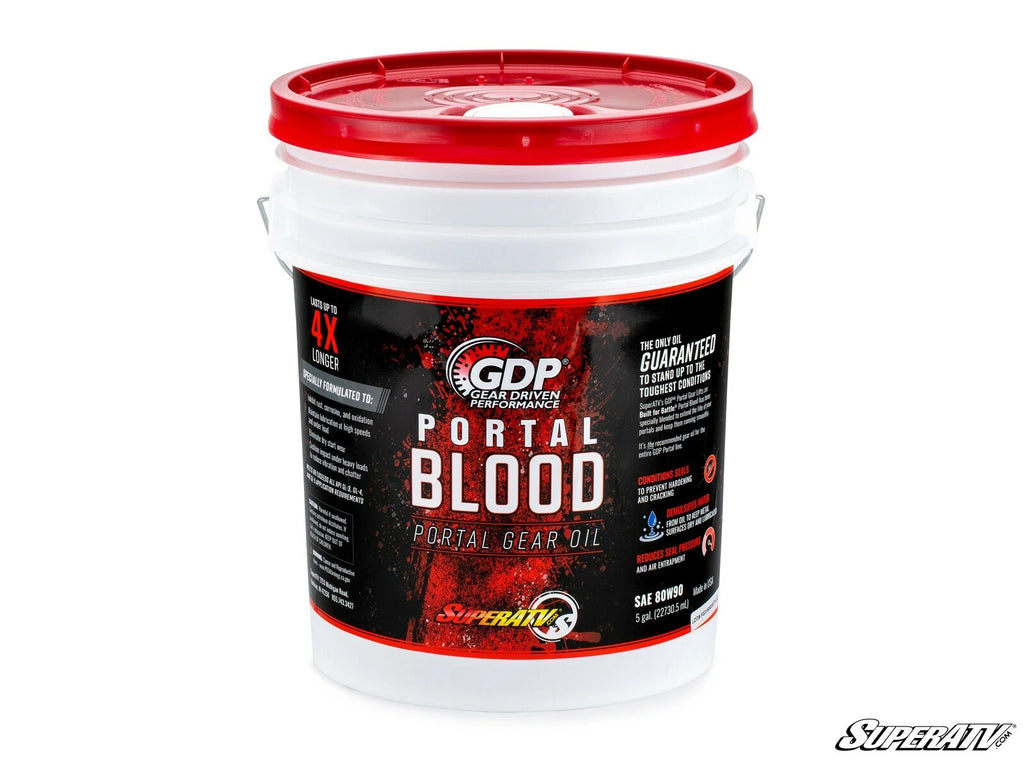 SuperATV Portal Blood Gear Oil for Universal Use (5 Gallon Bucket)