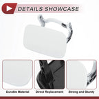 Front Right Washer Nozzle Cover Cap for Audi A4 S4 (2002–2008) 1 Pc White