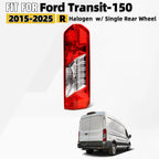 Halogen Tail Light for Ford Transit-150 Transit-250 (2015–2025) W/ Bulb Right Side