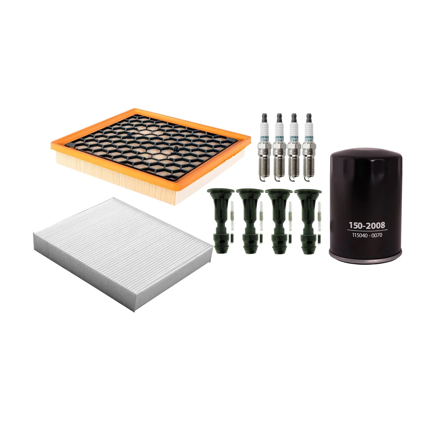 Tune Up Kit with 4 NGK Spark Plugs & Boots for Chevrolet Malibu (2008–2012)